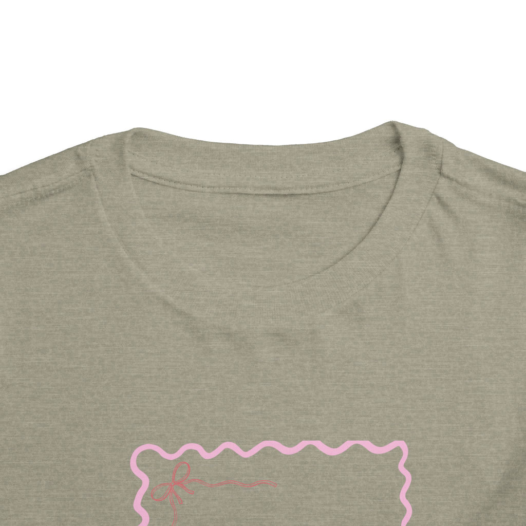 Toddler Tee – "I'm HER, but... Kid Size" Pink Princess Graphic
