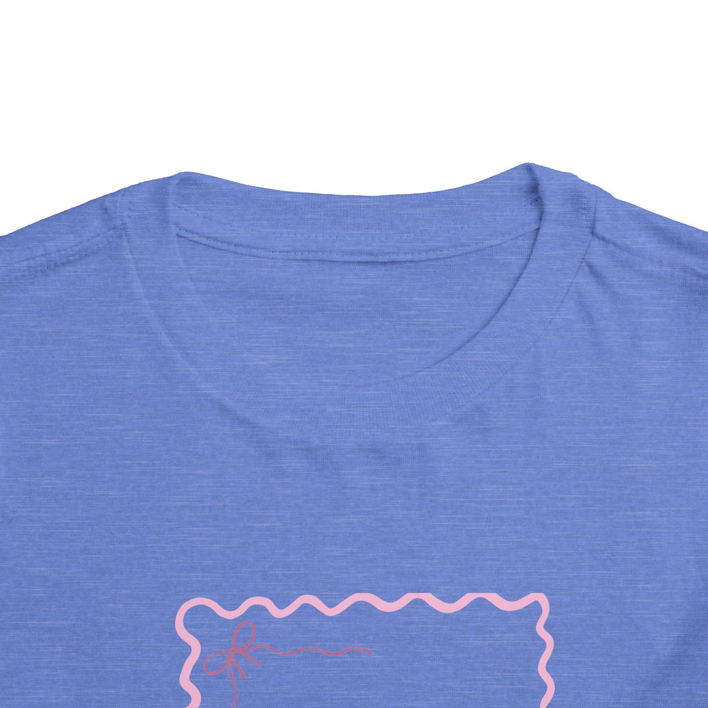 Toddler Tee – "I'm HER, but... Kid Size" Pink Princess Graphic