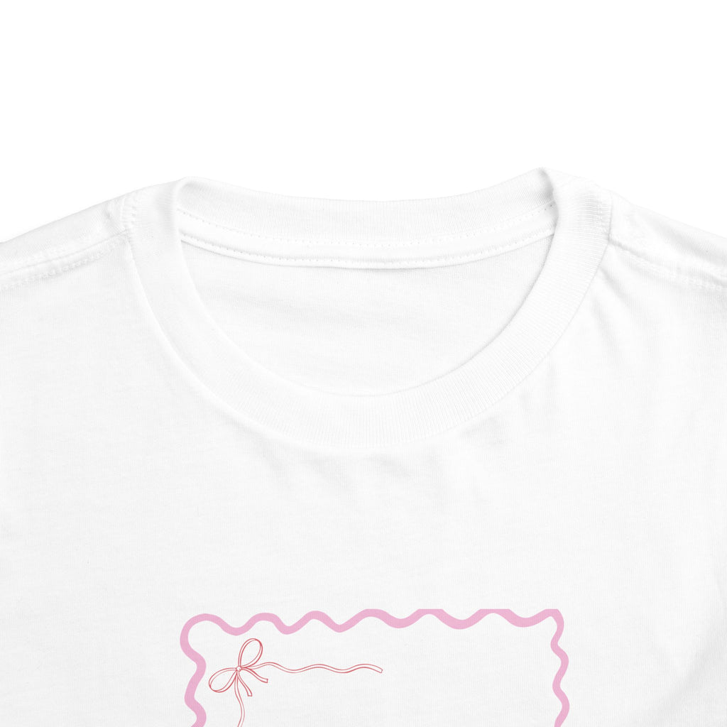 Toddler Tee – "I'm HER, but... Kid Size" Pink Princess Graphic