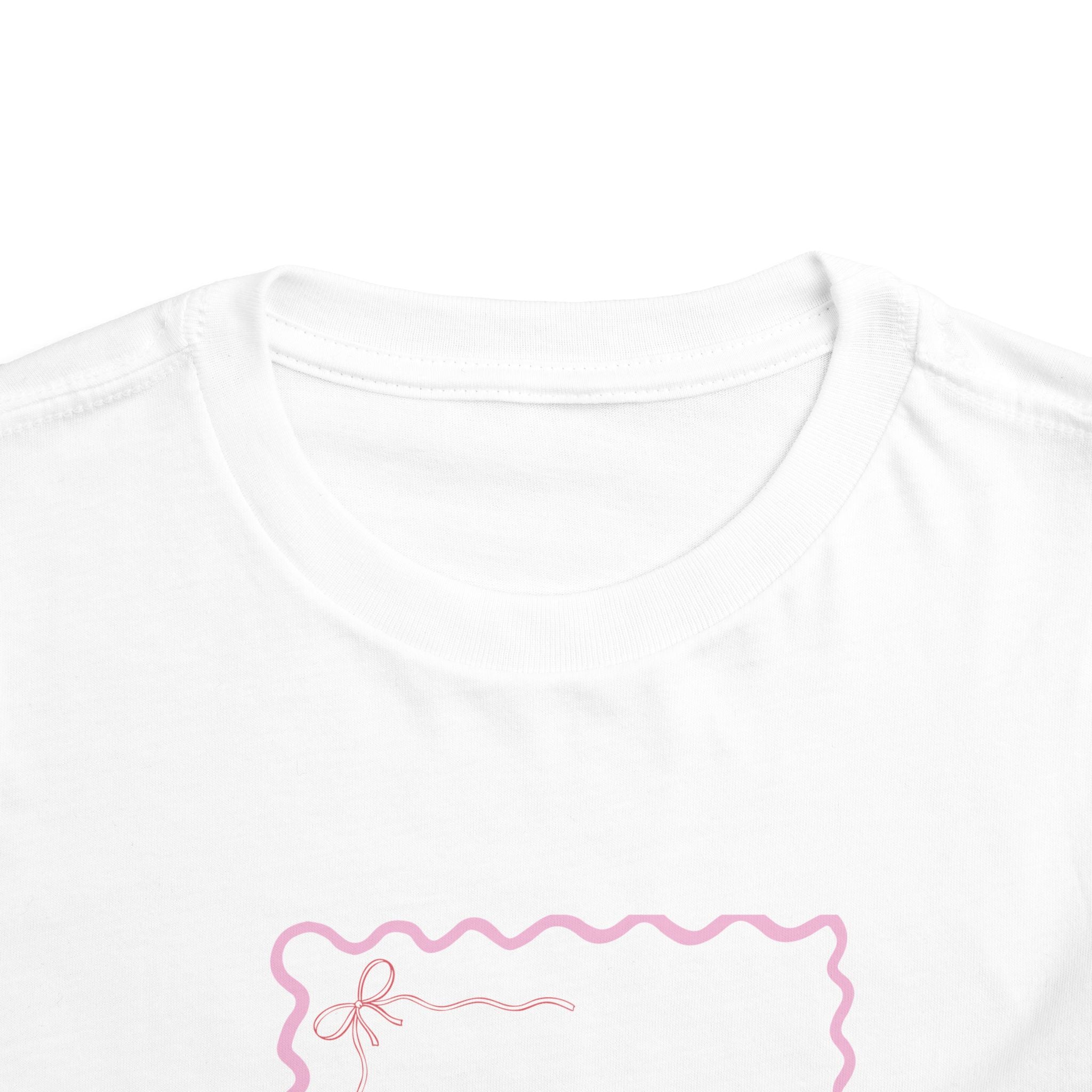 Toddler Tee – "I'm HER, but... Kid Size" Pink Princess Graphic