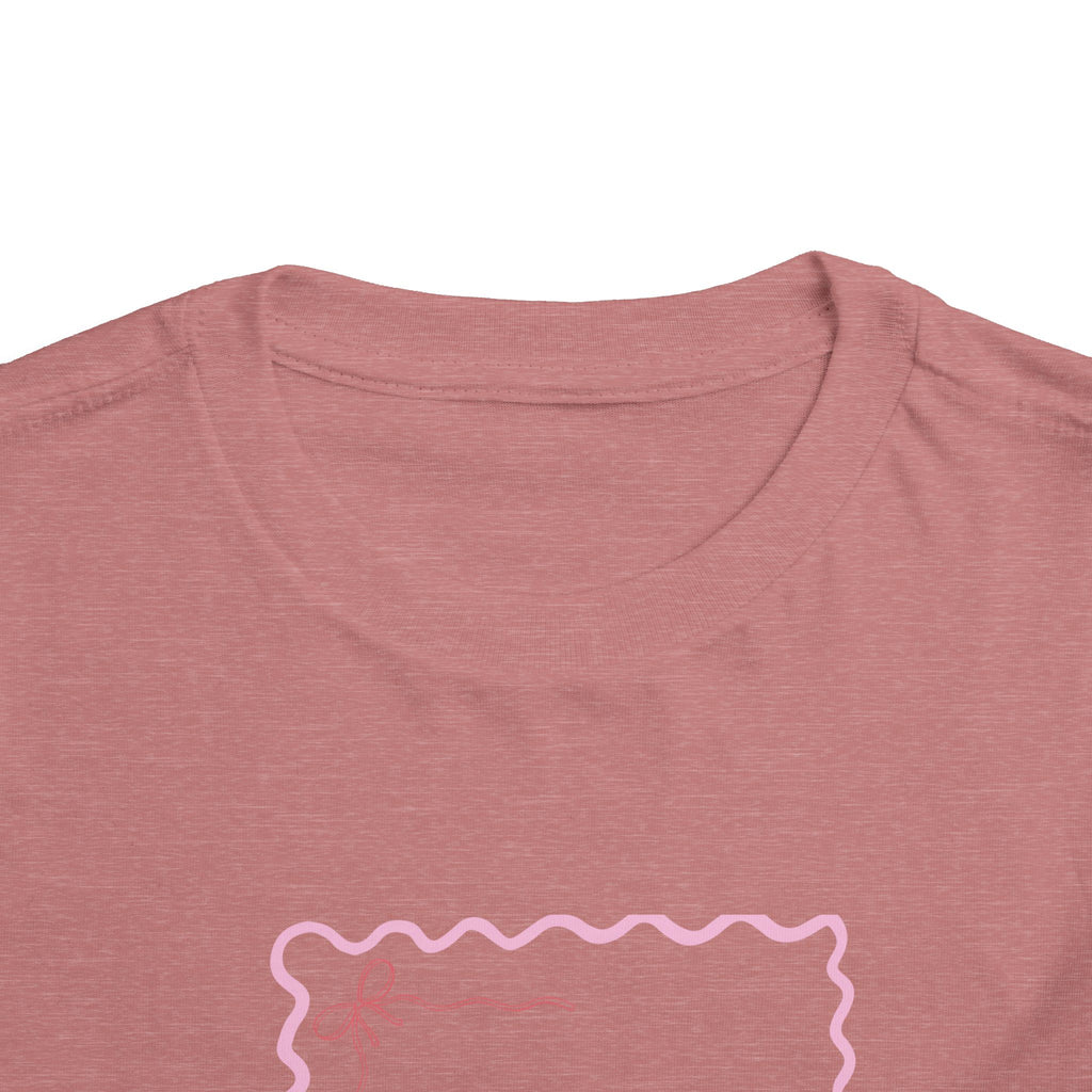 Toddler Tee – "I'm HER, but... Kid Size" Pink Princess Graphic