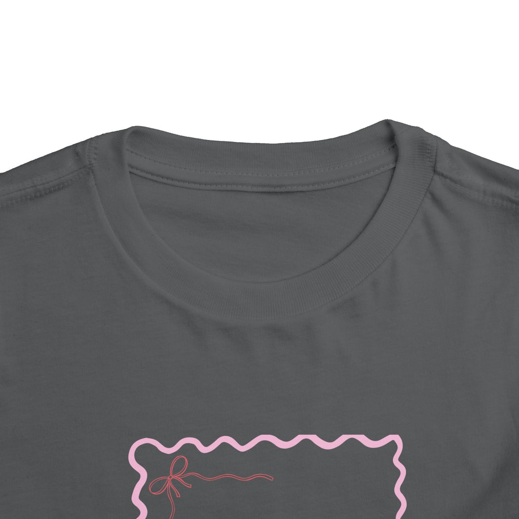 Toddler Tee – "I'm HER, but... Kid Size" Pink Princess Graphic