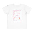 Toddler Tee – "I'm HER, but... Kid Size" Pink Princess Graphic