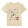 Toddler Girls T Shirts Sassy Little Soul Graphic Short Sleeve Shirts 2-7 Years Cotton Baby Girl Retro Daisy Tees Clothes