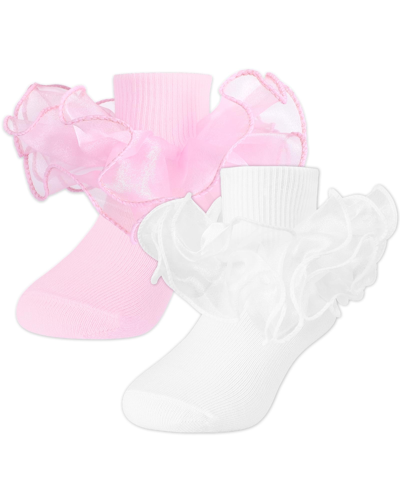 School Girl Socks with Big Ruffle Lace