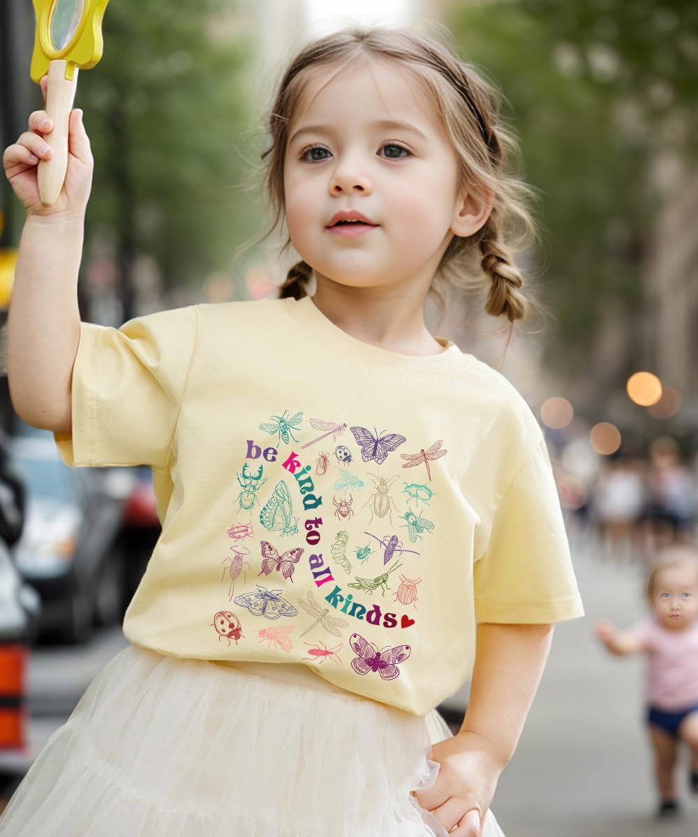 Toddler Girls T Shirts Sassy Little Soul Graphic Short Sleeve Shirts 2-7 Years Cotton Baby Girl Retro Daisy Tees Clothes