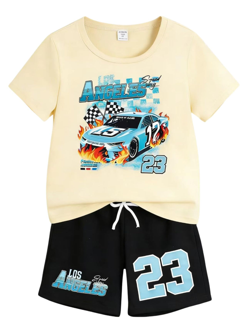 Boys Summer Clothes Graphic Short-Sleeved T-Shirt & Shorts Set 2 Piece Toddler Kid Outfit Size 5-10