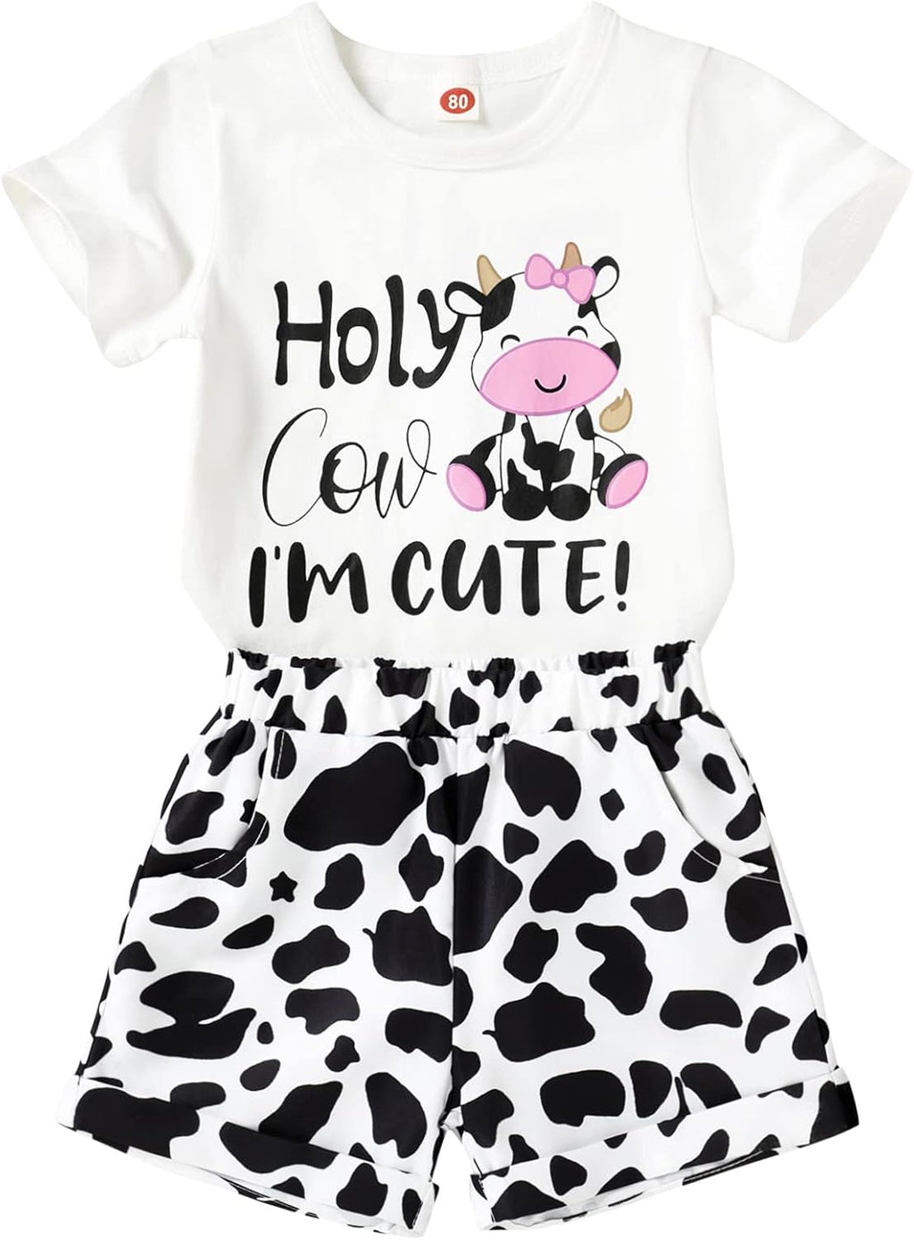 YOUNGER TREE Toddler Baby Girls Clothes Watermelon T-shirt + Linen Shorts with Belt Cute Summer Short Set