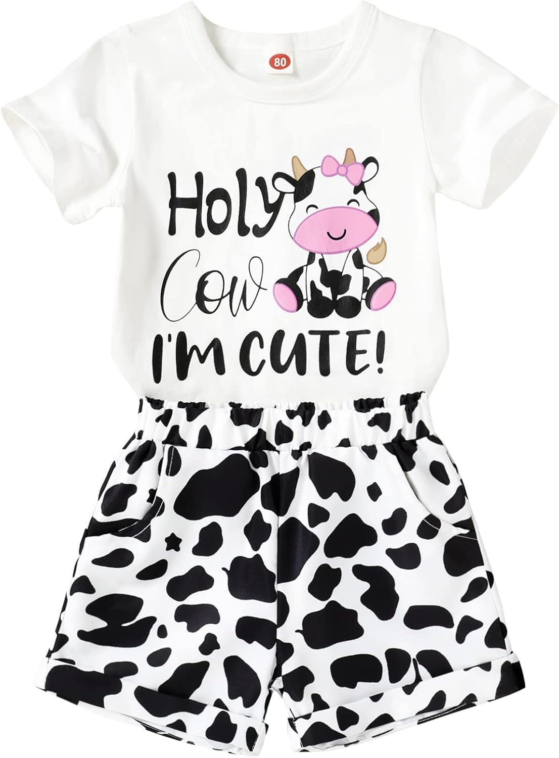 YOUNGER TREE Toddler Baby Girls Clothes Watermelon T-shirt + Linen Shorts with Belt Cute Summer Short Set