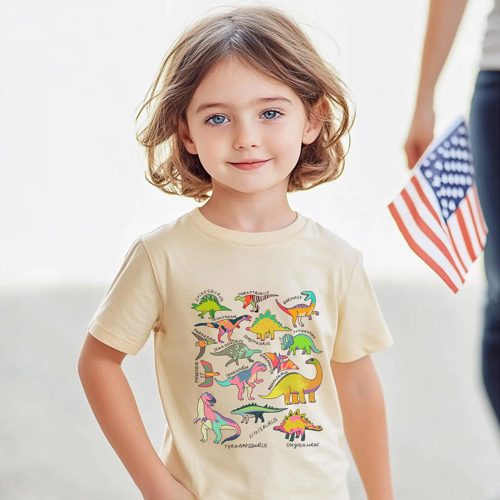 Toddler Girls T Shirts Sassy Little Soul Graphic Short Sleeve Shirts 2-7 Years Cotton Baby Girl Retro Daisy Tees Clothes