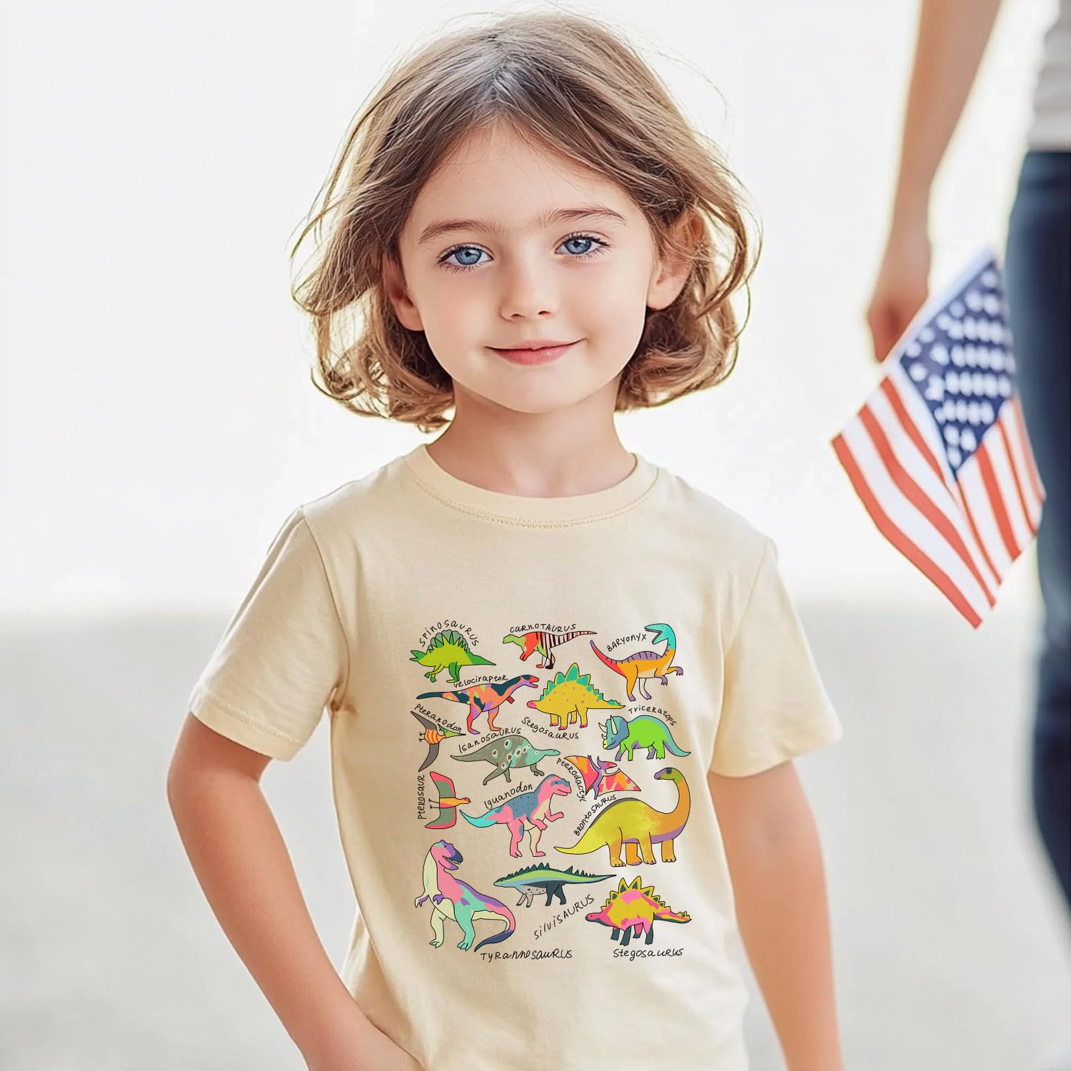 Toddler Girls T Shirts Sassy Little Soul Graphic Short Sleeve Shirts 2-7 Years Cotton Baby Girl Retro Daisy Tees Clothes