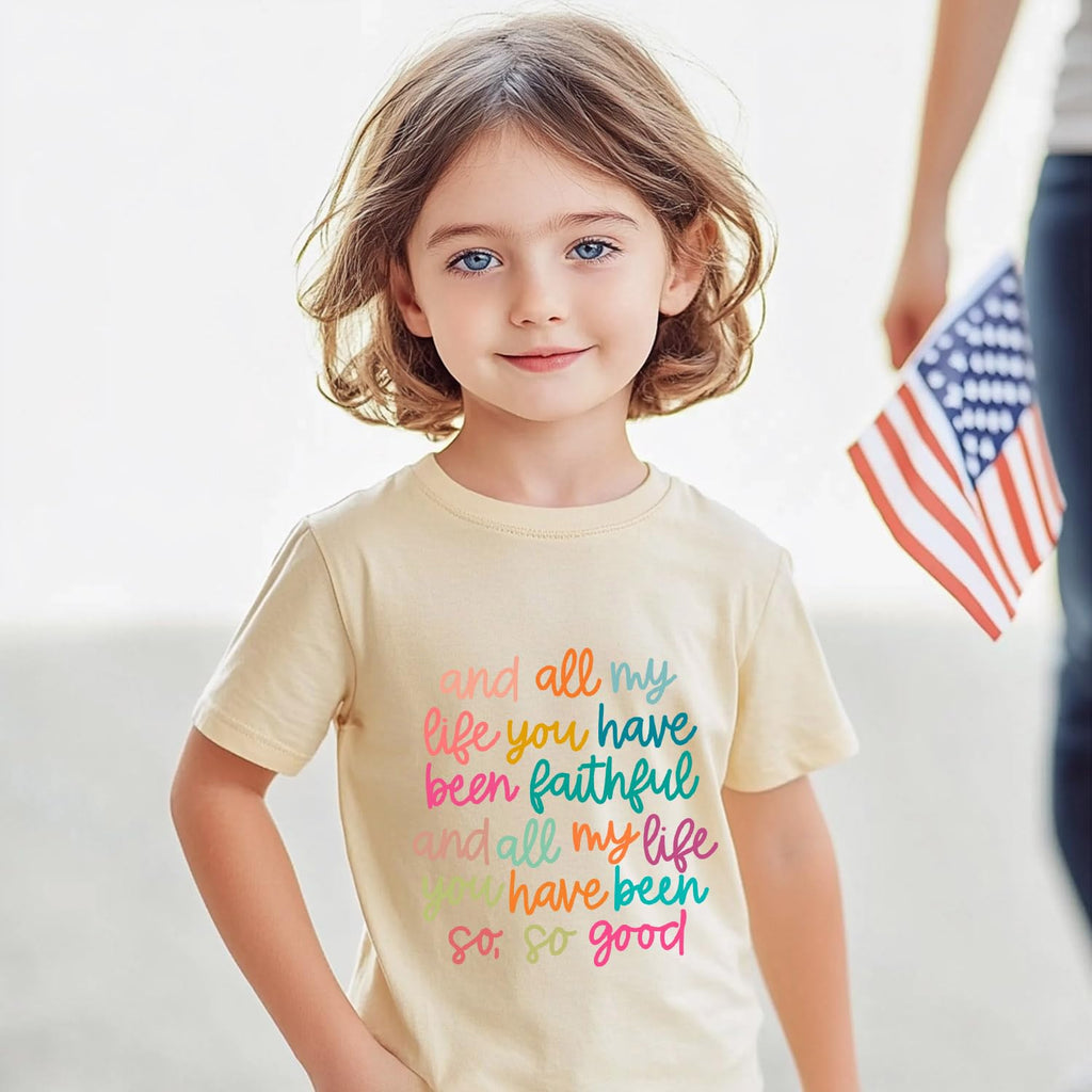 Toddler Girls T Shirts Sassy Little Soul Graphic Short Sleeve Shirts 2-7 Years Cotton Baby Girl Retro Daisy Tees Clothes