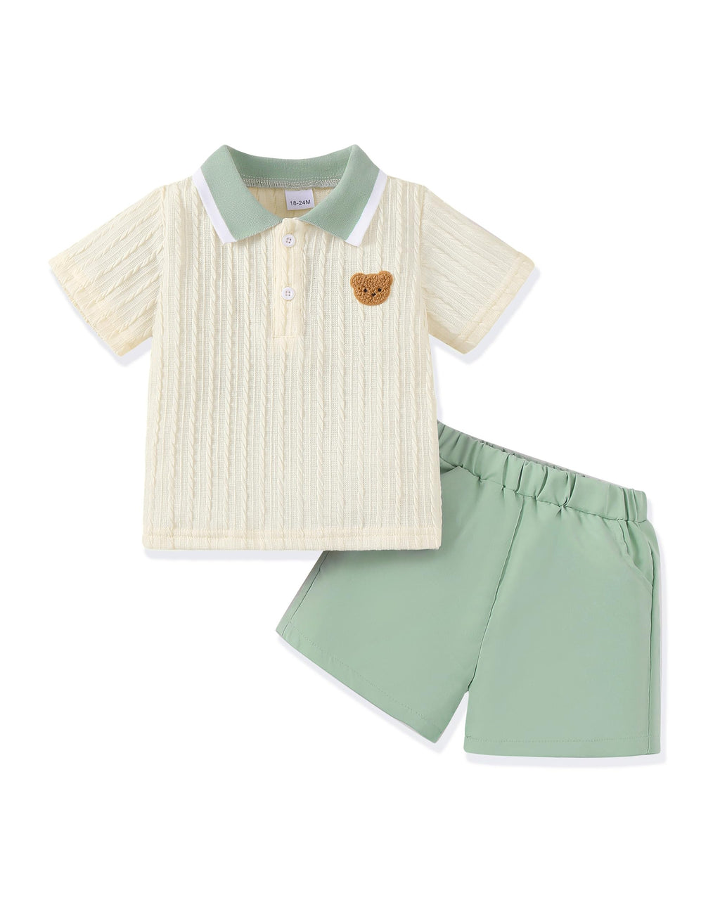 Toddler Baby Boys Clothes Summer Outfits Polo Shirt Shorts Set 2Pcs Boys Clothing Sets 12 Month-5T