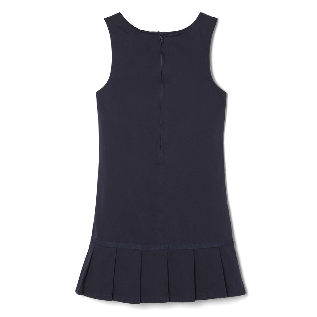 Girls' Pleated Hem Jumper with Ribbon School Uniform