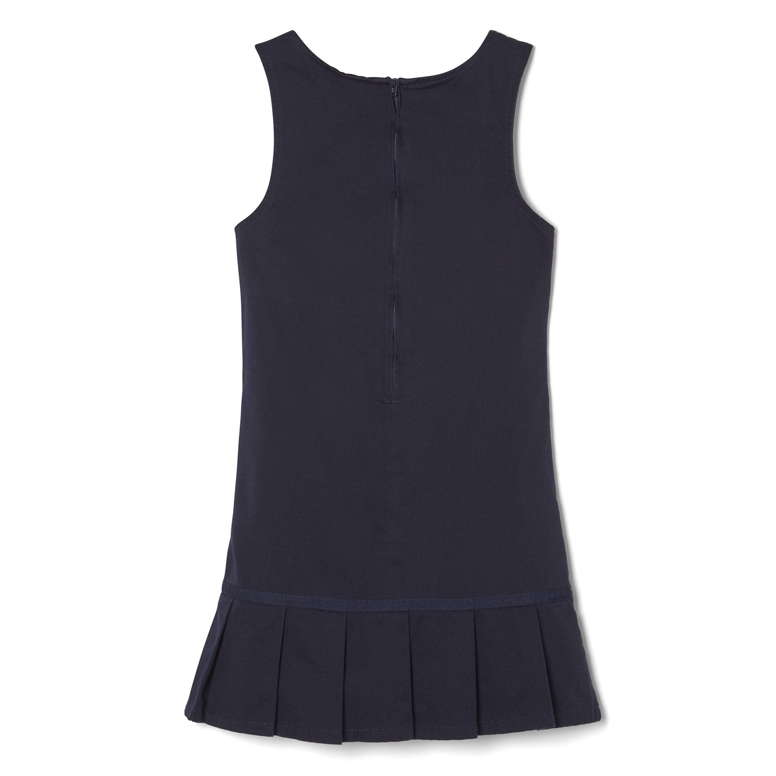 Girls' Pleated Hem Jumper with Ribbon School Uniform