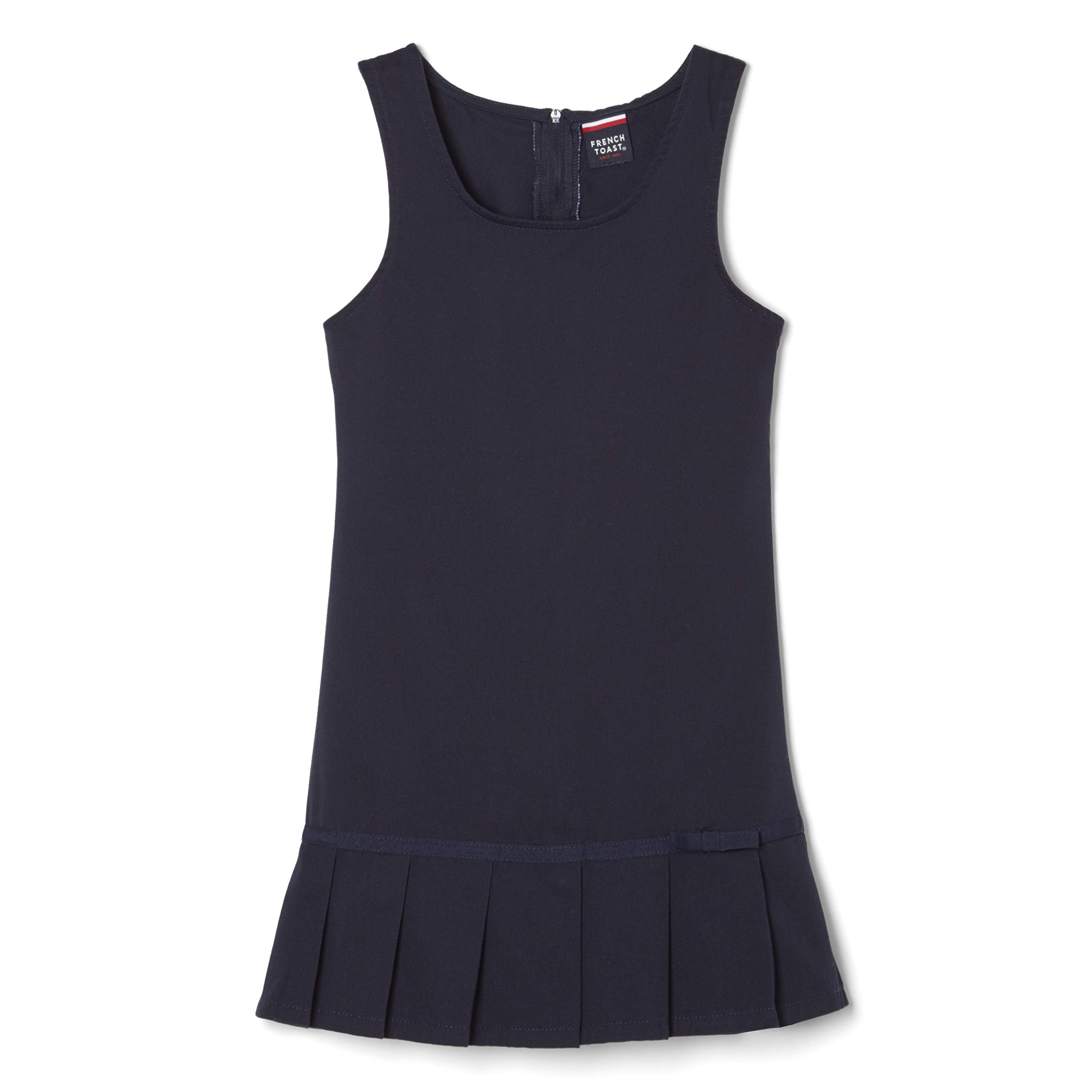 Girls' Pleated Hem Jumper with Ribbon School Uniform