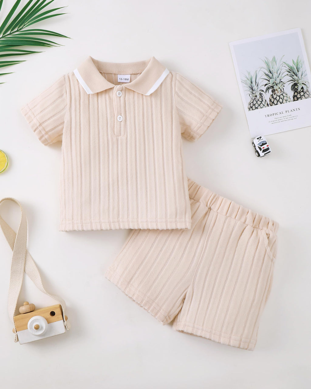 Toddler Baby Boys Clothes Summer Outfits Polo Shirt Shorts Set 2Pcs Boys Clothing Sets 12 Month-5T