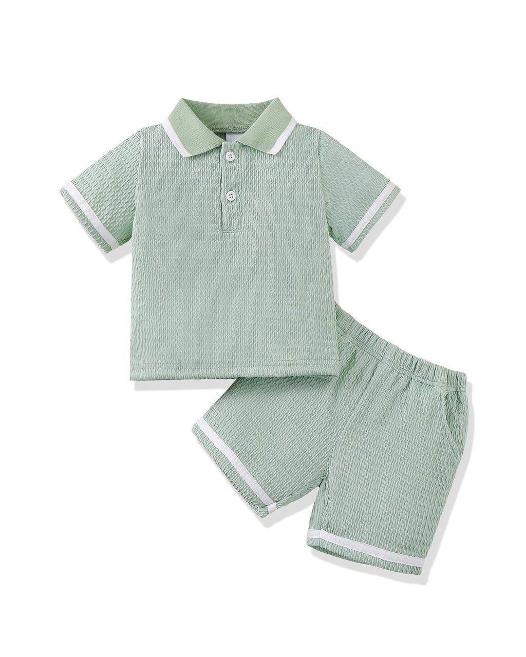 Toddler Baby Boys Clothes Summer Outfits Polo Shirt Shorts Set 2Pcs Boys Clothing Sets 12 Month-5T