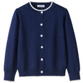 Girls Cardigan Basic Long Sleeve Button Knit Sweater Tops Fashion Outfits