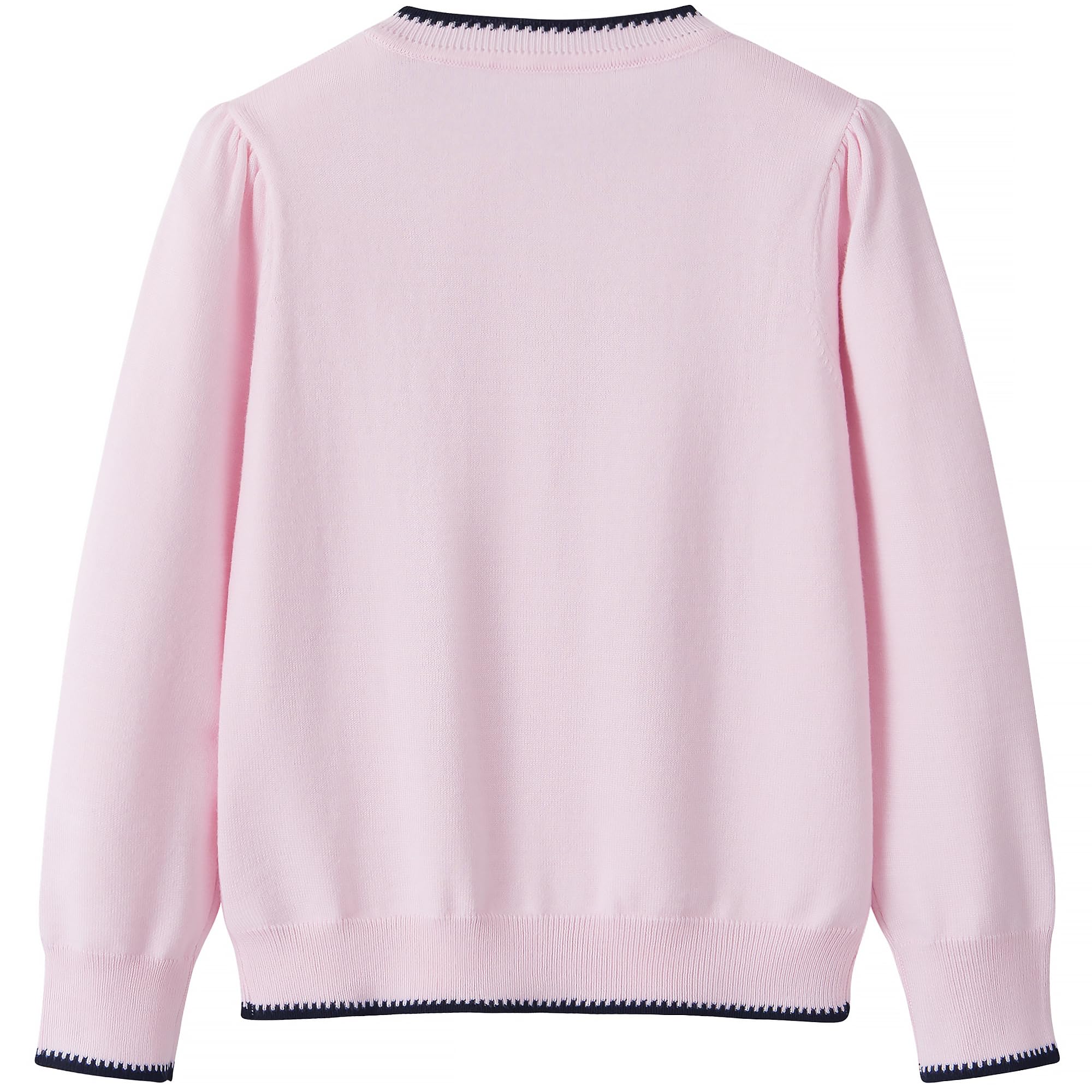 Girls Cardigan Basic Long Sleeve Button Knit Sweater Tops Fashion Outfits