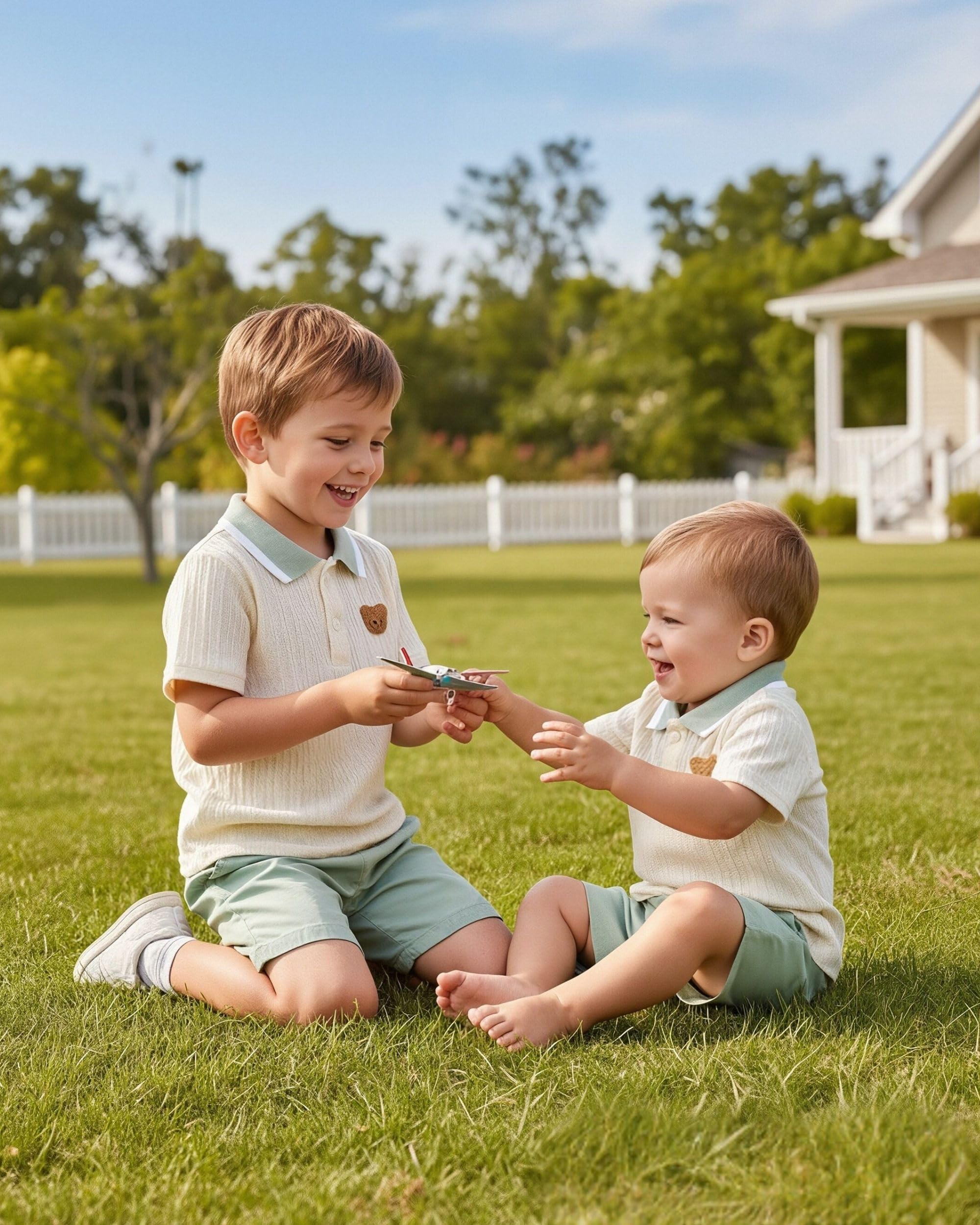 Toddler Baby Boys Clothes Summer Outfits Polo Shirt Shorts Set 2Pcs Boys Clothing Sets 12 Month-5T