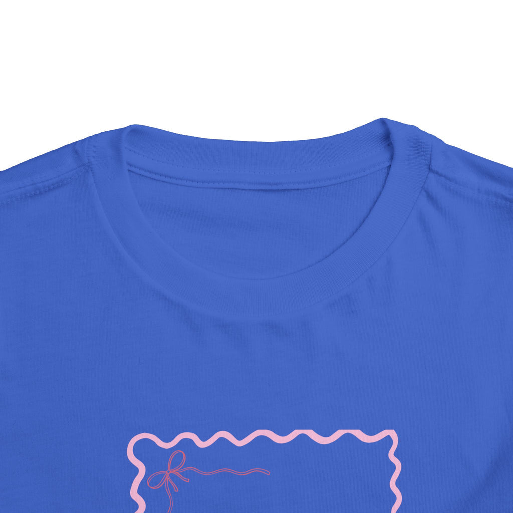 Toddler Tee – "I'm HER, but... Kid Size" Pink Princess Graphic