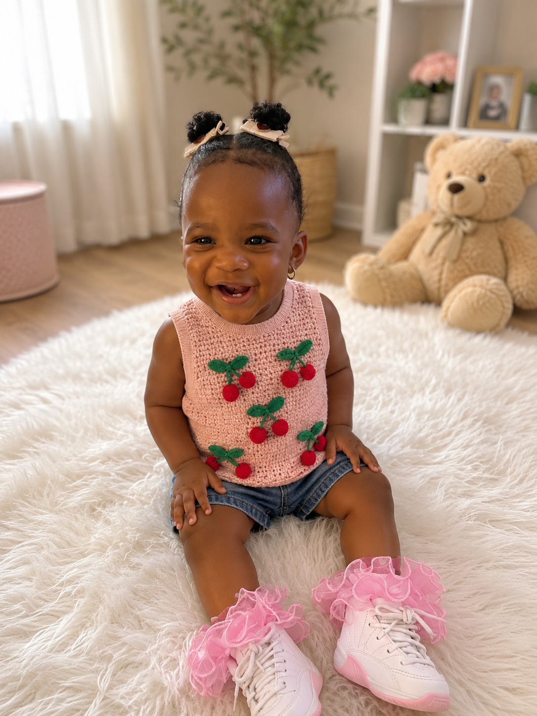 YINGISFITM Toddler Girl Clothes Baby Summer Waffle Knit Tank Top Sleeveless Shirt Jeans Shorts Floral Outfit Girls Clothing